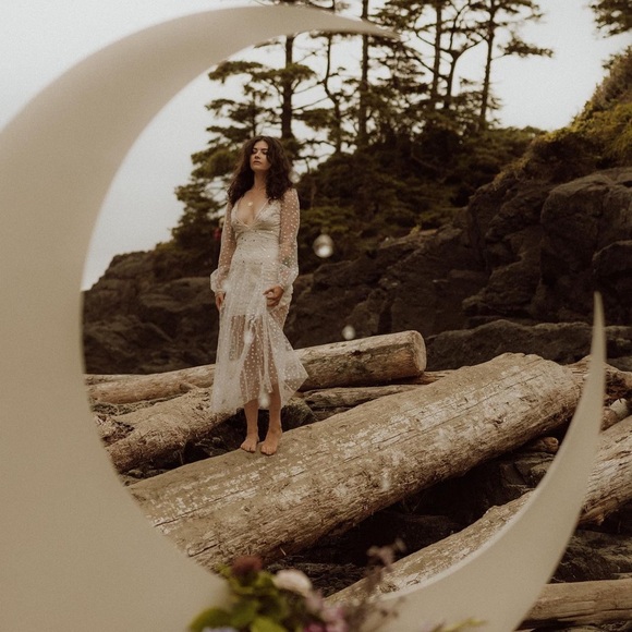 For Love & Lemons All That Glitters Maxi Dress - Picture 8 of 16